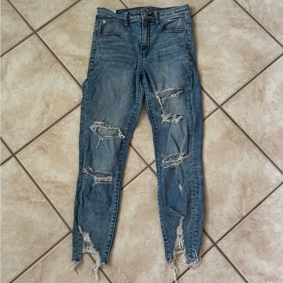 American Eagle Outfitters Light Blue Denim Jeans - Picture 1 of 4